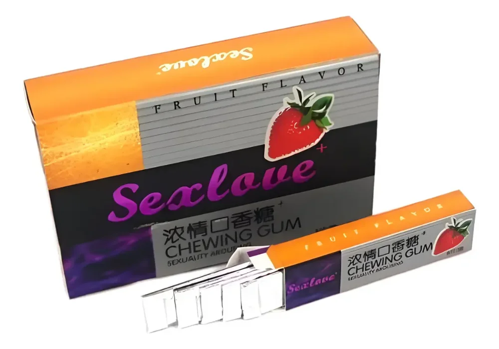 Potenciador Sexual En Chicles Blister De 5 Unidades