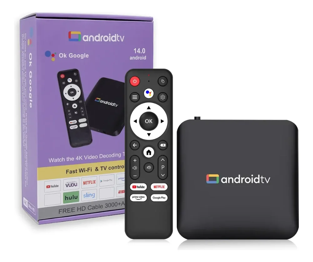 Android Tv Streaming Control De Voz Tvbox 8gb Hdmi