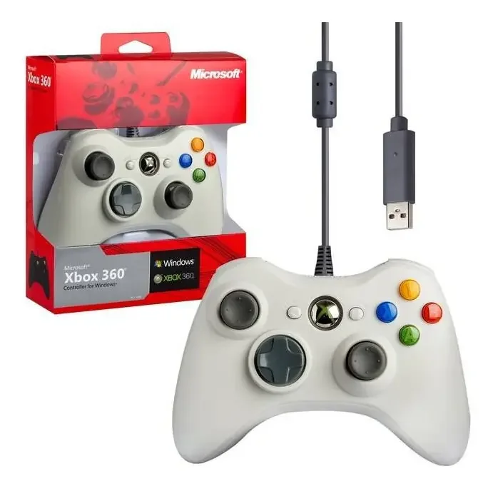 Control De Xbox 360 Y Pc Alambrico Nuevo Caja