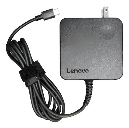 Cargador De Laptop Lenovo 20v 3.25a Tipo C 65w Cuadrado