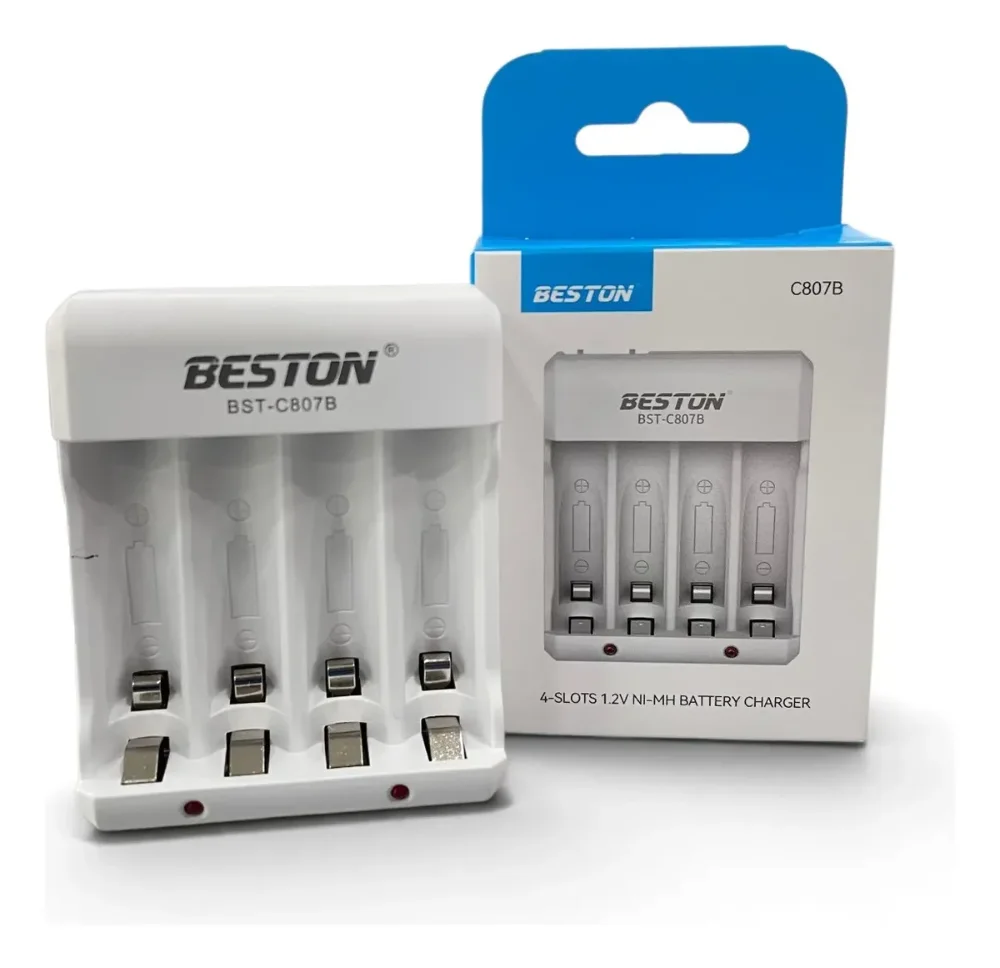 Cargador De Pilas Inteligente Para Pilas Aa, Aaa Recargables