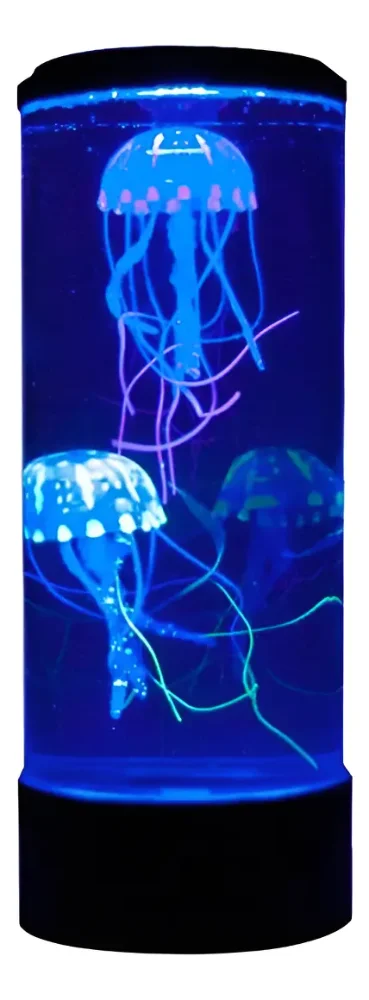 Lámpara Relajante Medusas Jelly Fish Rgb