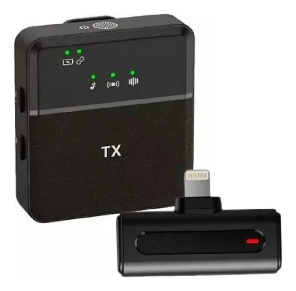 Micrófono Inalámbrico Cuadrado Para Celular Y Cámara Sx8