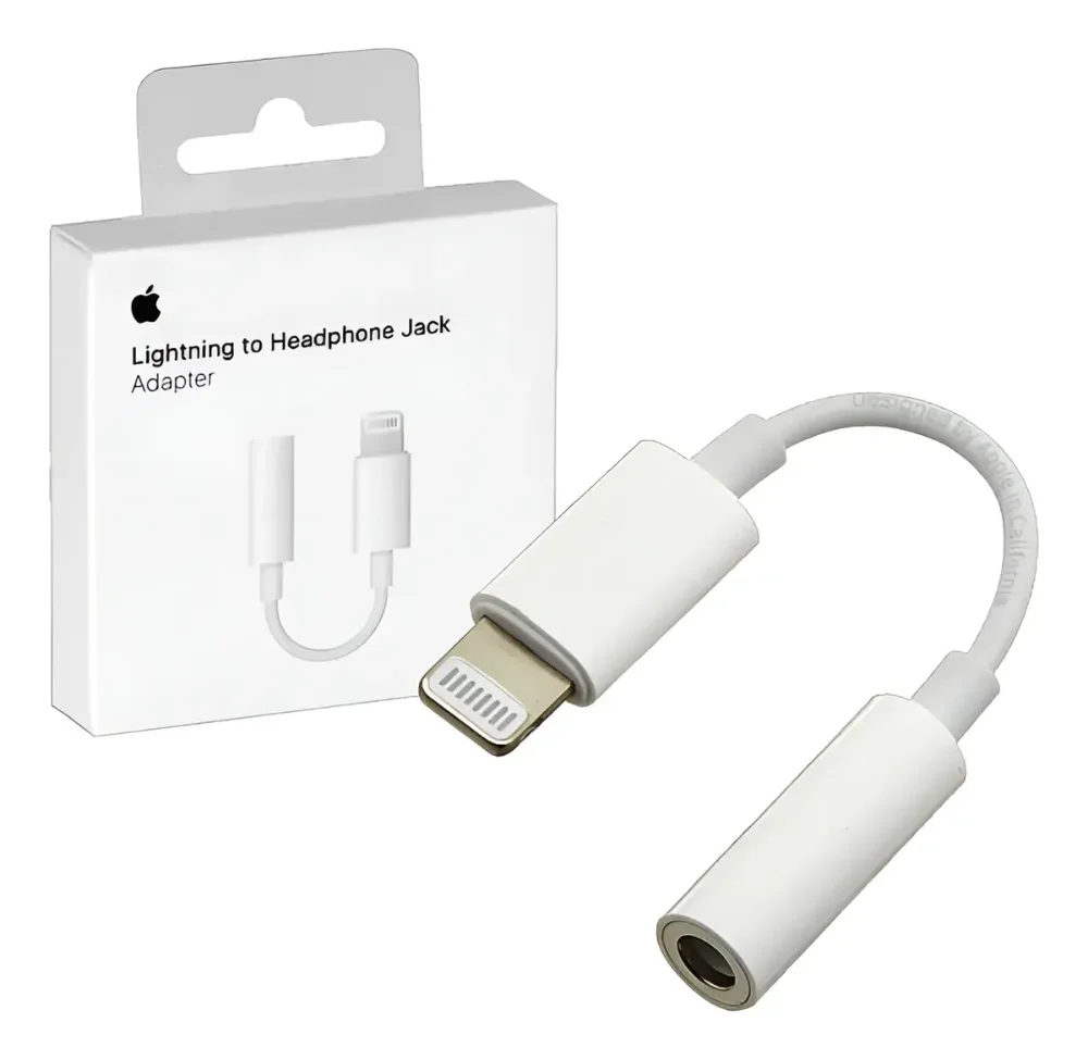 Adaptador Lightning Apple iPhone A Jack Plug 3.5mm Audifonos