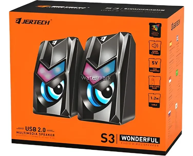 Corneta Para Pc Laptop Computadora Jertech S3 Con Luz Led