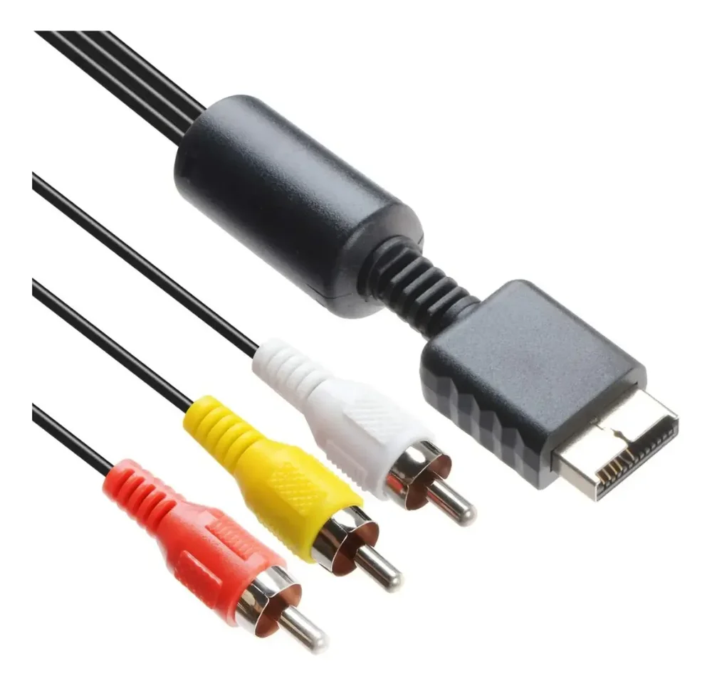 Cable Av Rca Ps1 Ps2 Ps3 Audio Y Video Play