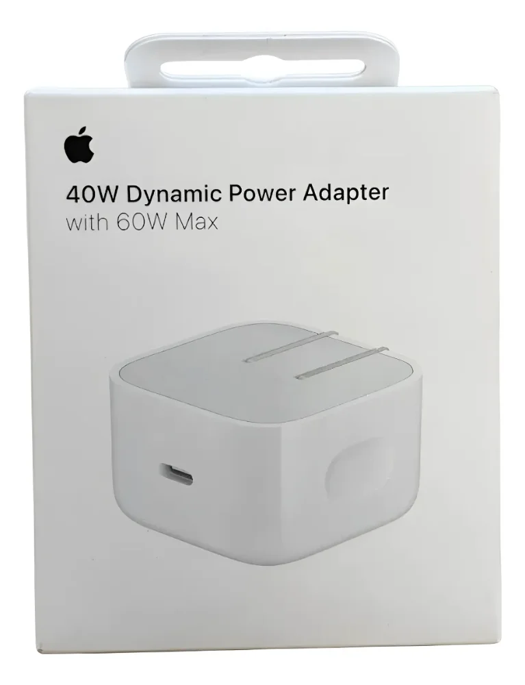 Adaptador De Pared Cubo Taco Cargador Apple 40w