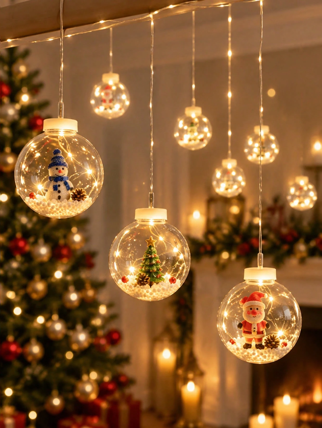 Guirnalda de luces LED navideñas