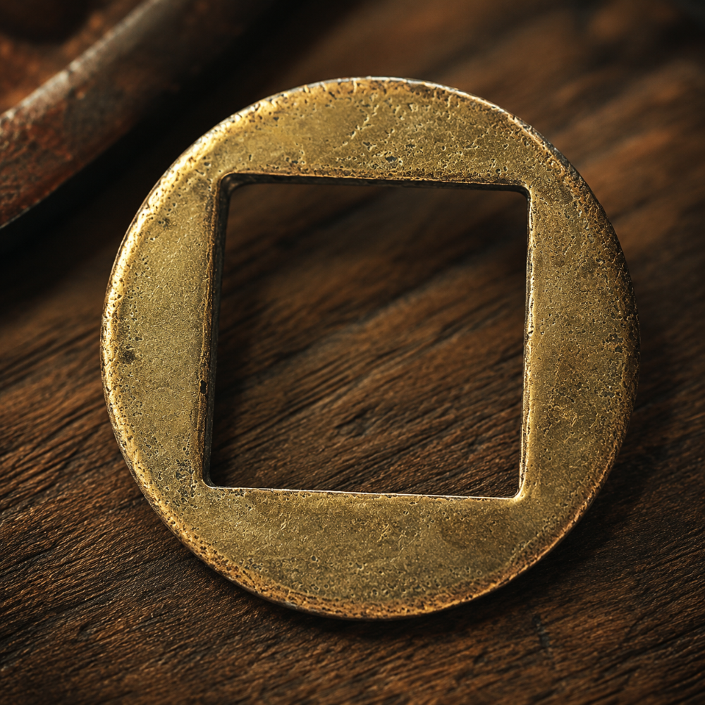 Arandela Cuadrada de Bronce