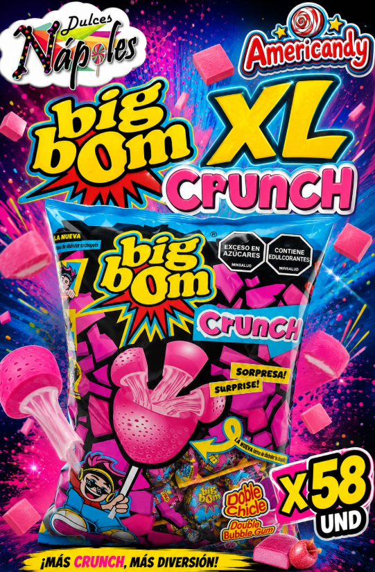 BIG BOM XL CRUNCH X 58 UND