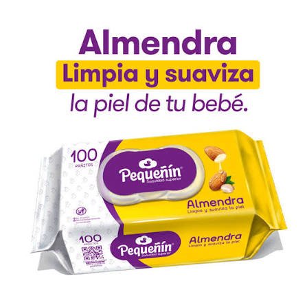 PAÑITO HUMEDO PEQUEÑIN ALMENDRA X100