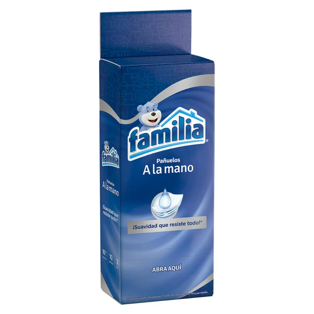 PAÑUELO DE BOLCILLO FAMILIA X10