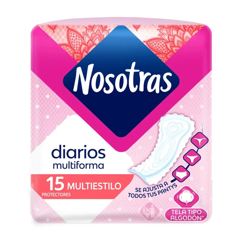 PROTECTOR NOSOTRAS DIARIO MULTIESTILO X15