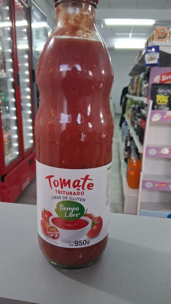 tomate triturado tiempo libre