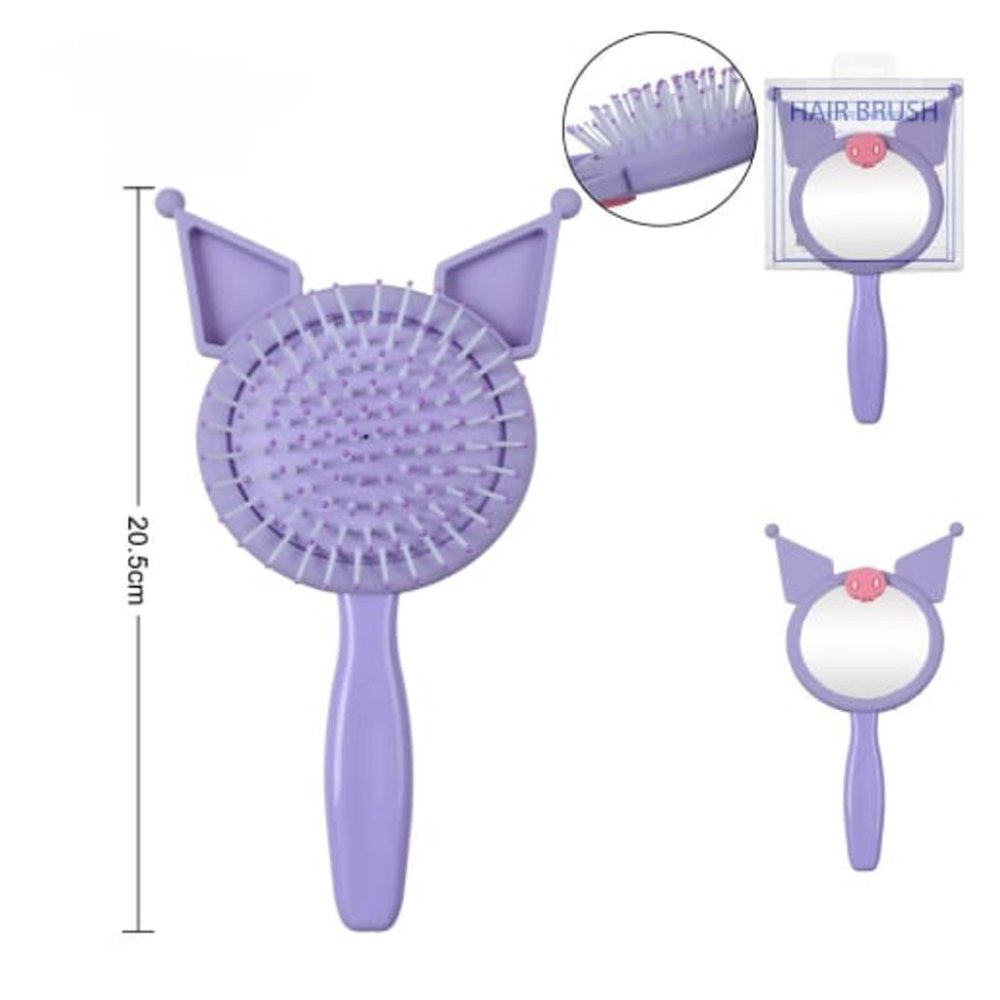 CEPILLO PARA CABELLO CON ESPEJO – DISEÑO KUROMI (131794)