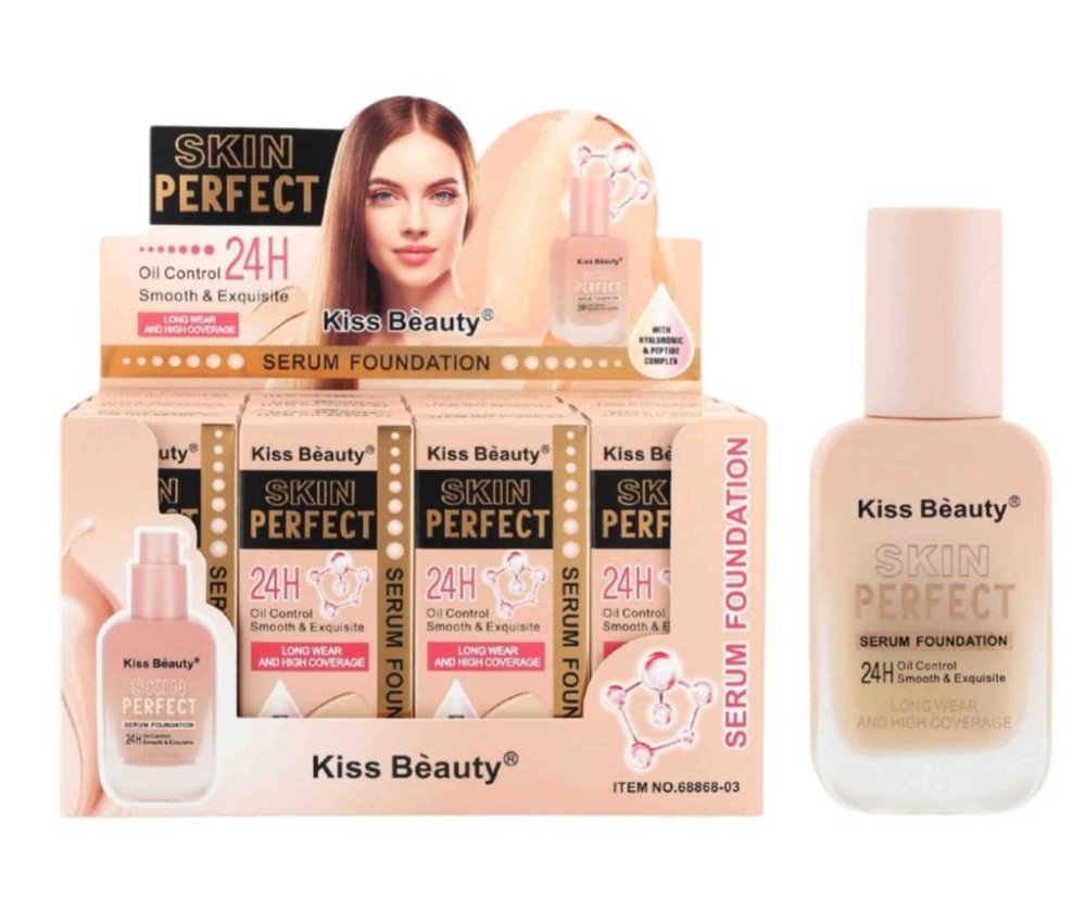 BASE DE MAQUILLAJE EN SUERO SKIN PERFECT – KISS BEAUTY