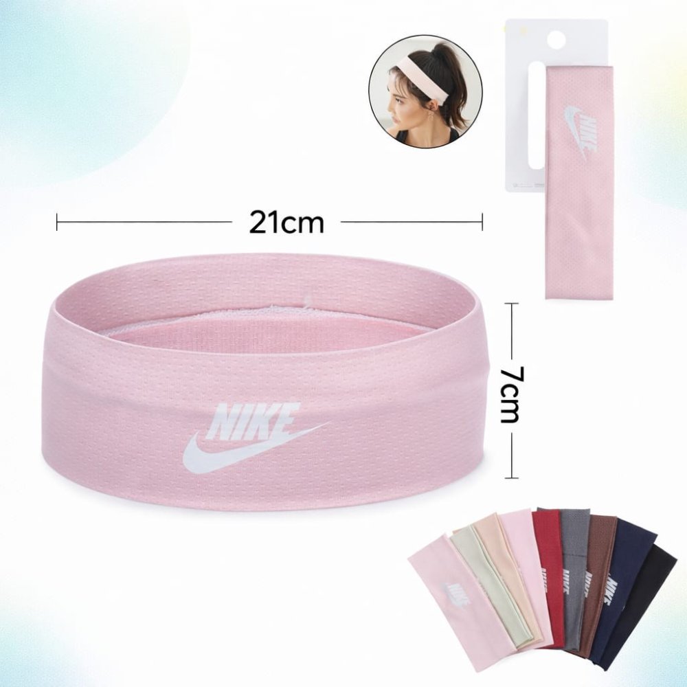 BANDA ELÁSTICA ANCHA PARA CABELLO – TELA DEPORTIVA NIKE