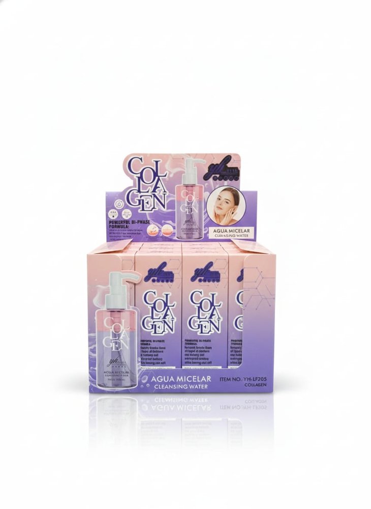AGUA MICELAR CON COLÁGENO LIMPIEZA FACIAL