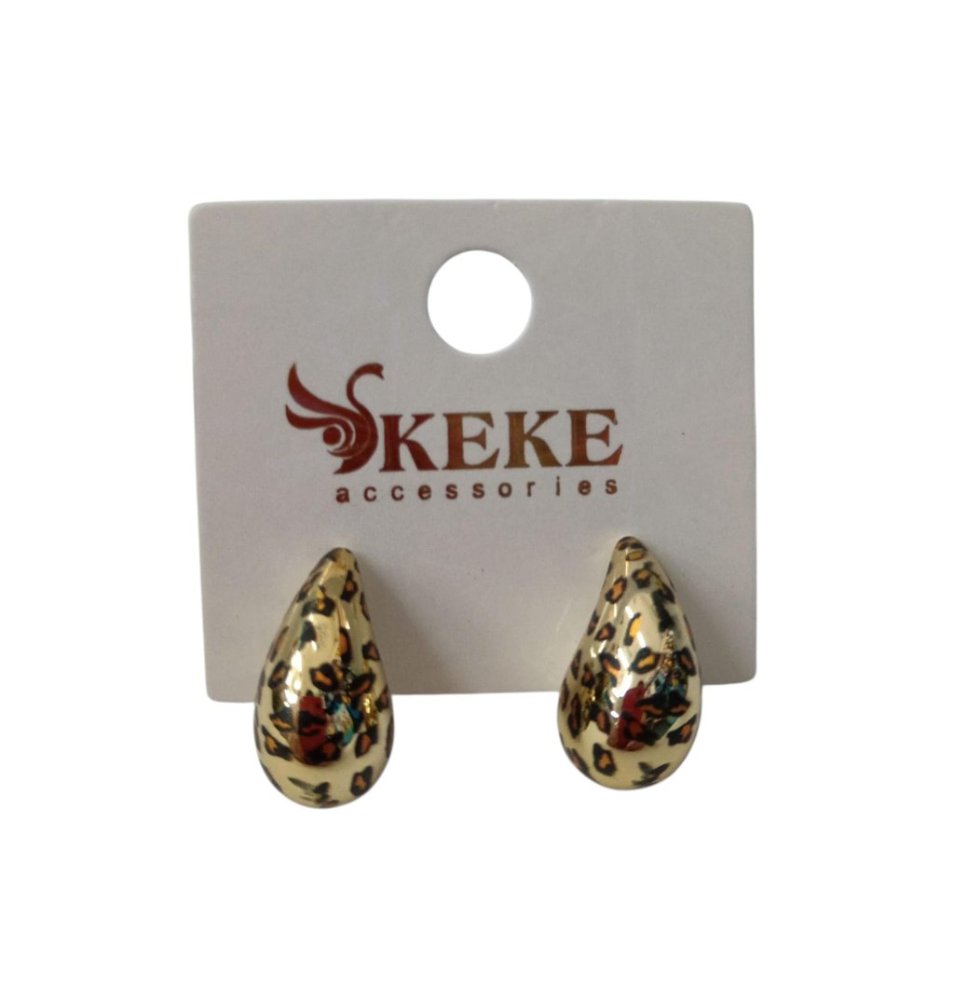 ARETES DE GOTA ANIMAL PRINT (119506)