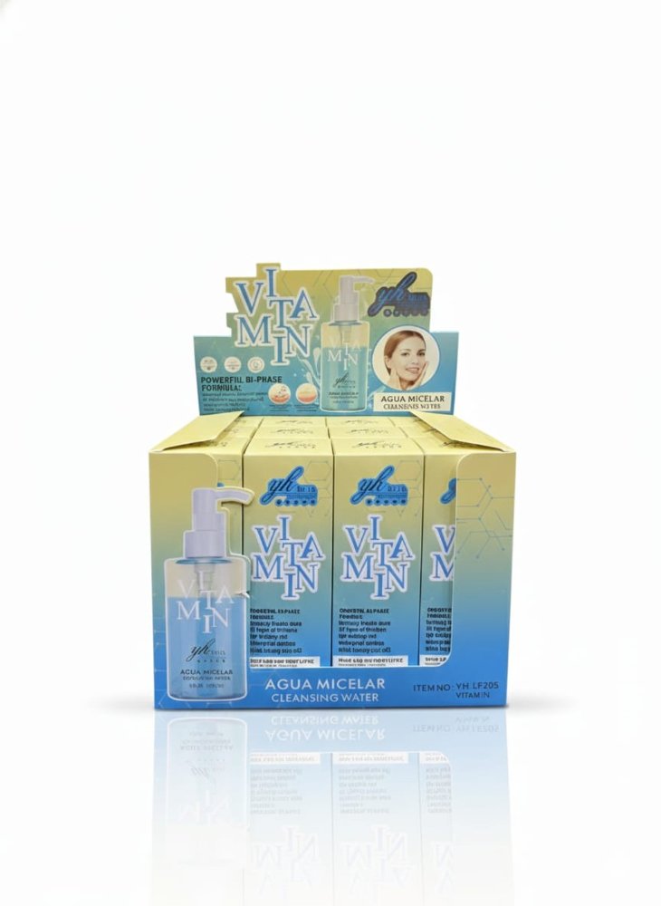 AGUA MICELAR VITAMINAS LIMPIEZA FACIAL
