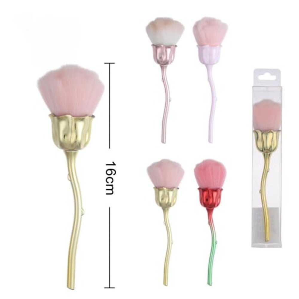 BROCHA DE MAQUILLAJE DISEÑO FLOR