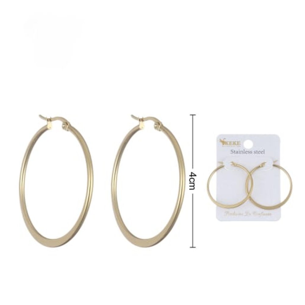 ARGOLLA CLÁSICO DE ACERO INOXIDABLE – DORADO (500457)