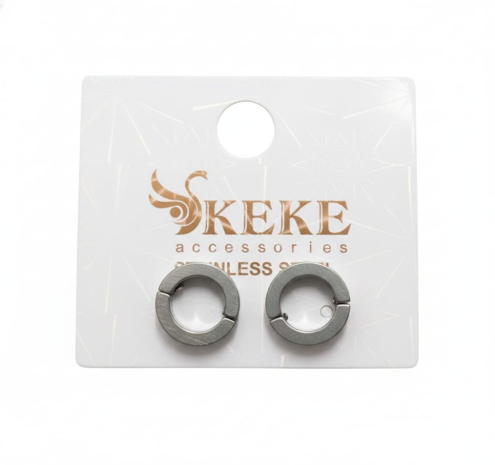 ARETES TIPO HUGGIE DE ACERO INOXIDABLE (121849)