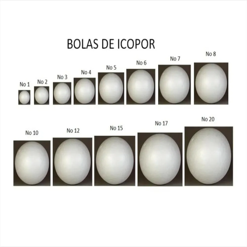 BOLA DE ICOPOR No. 1