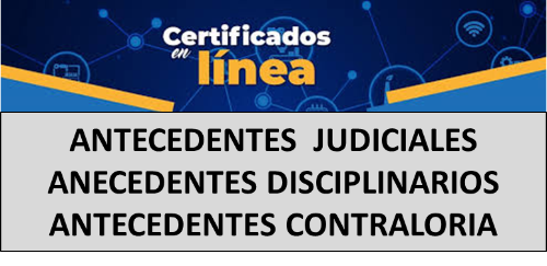 CERTIFICADO DE ANTECEDENTES