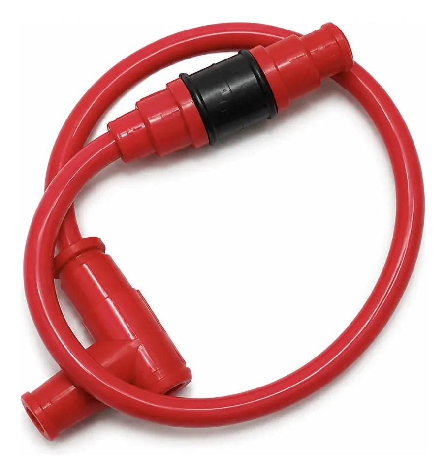CABLE BUJIA ROJO Tunning Con Capuchon Bujia