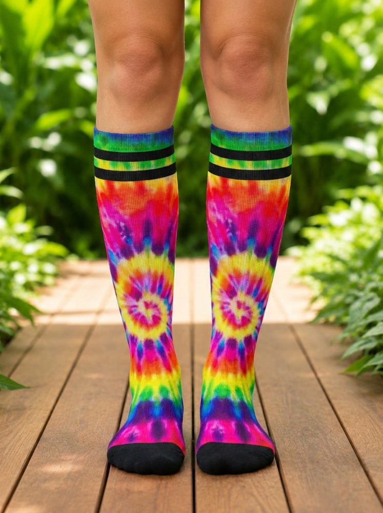 Medias tie-dye Viaje