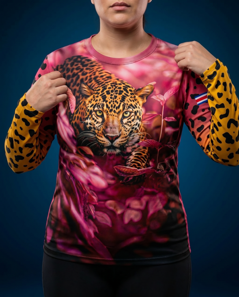 Camiseta Jaguar Rosa