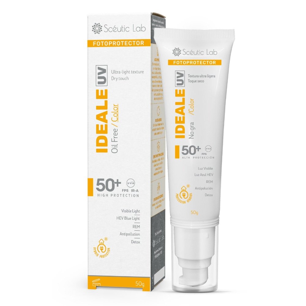 IDEALE UV OIL FREE 50+ FOTOPROTECTO 50G COLOR