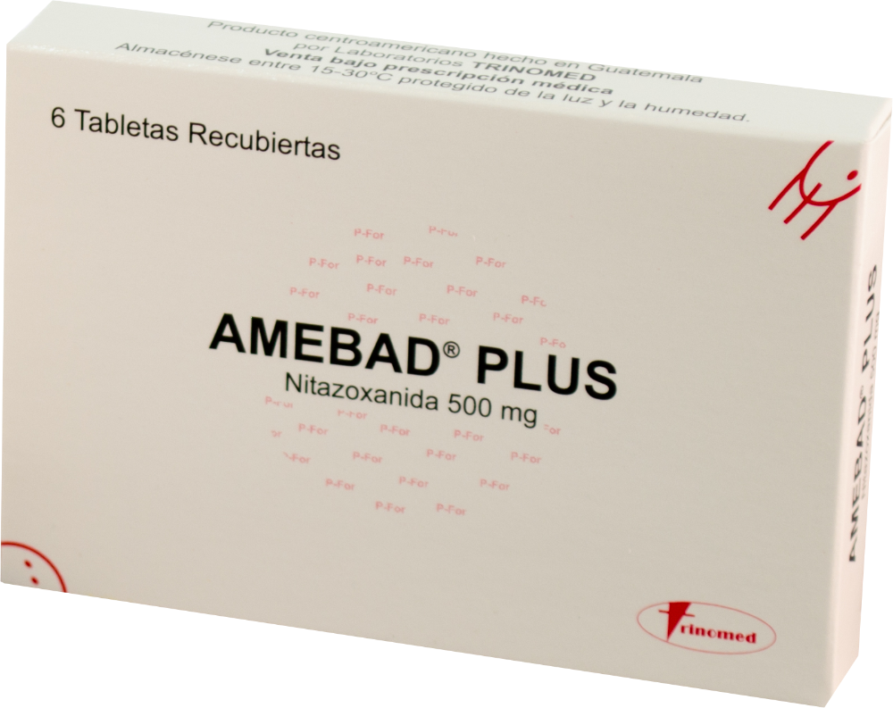 Amebad Plus 500 mg caja por 6 tabletas