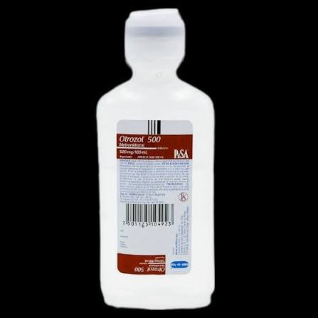 OTROZOL 500MG METRONIDAZOL IV