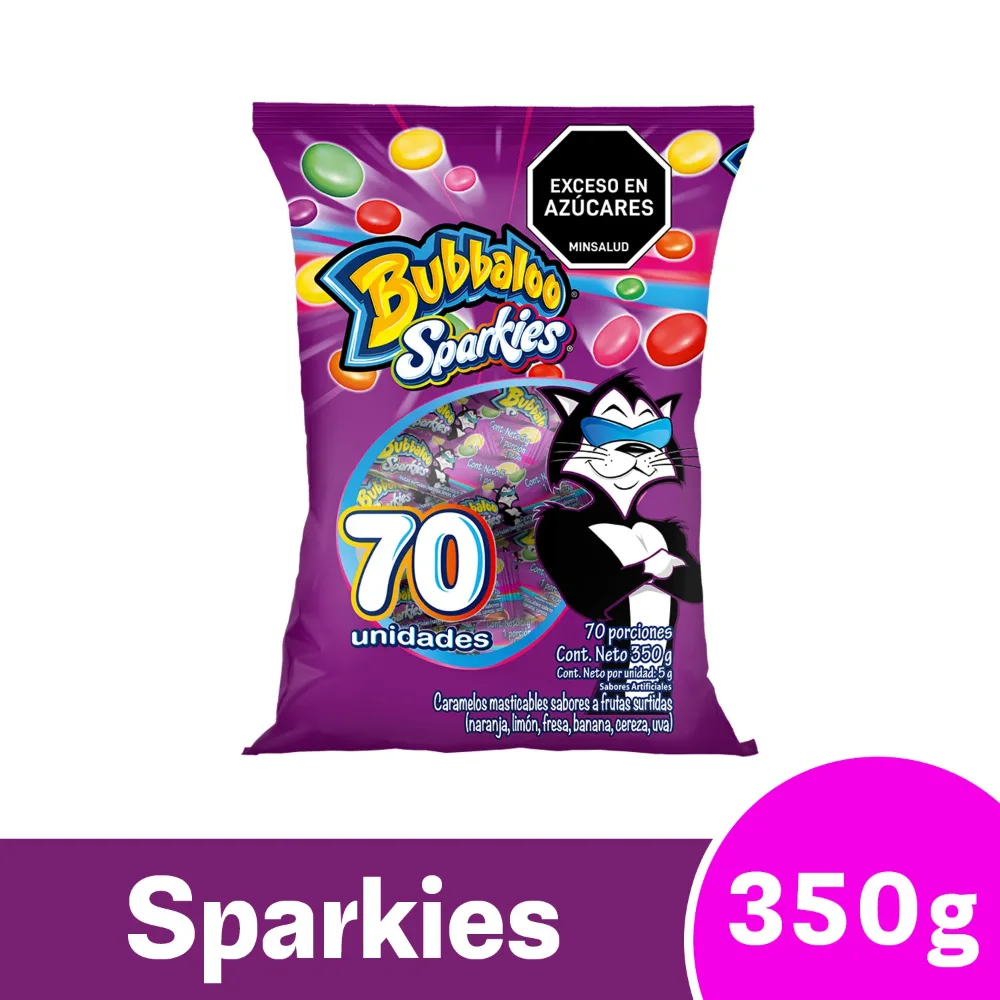 BUBBALOO SPARKIES x70UNDX 5GR