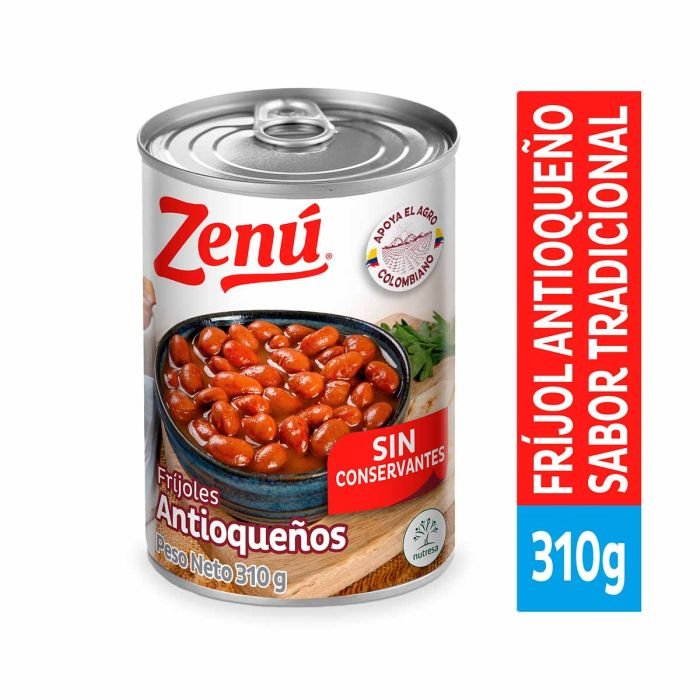 FRIJOL ANTIOQUEÑO ZENU X 310GM