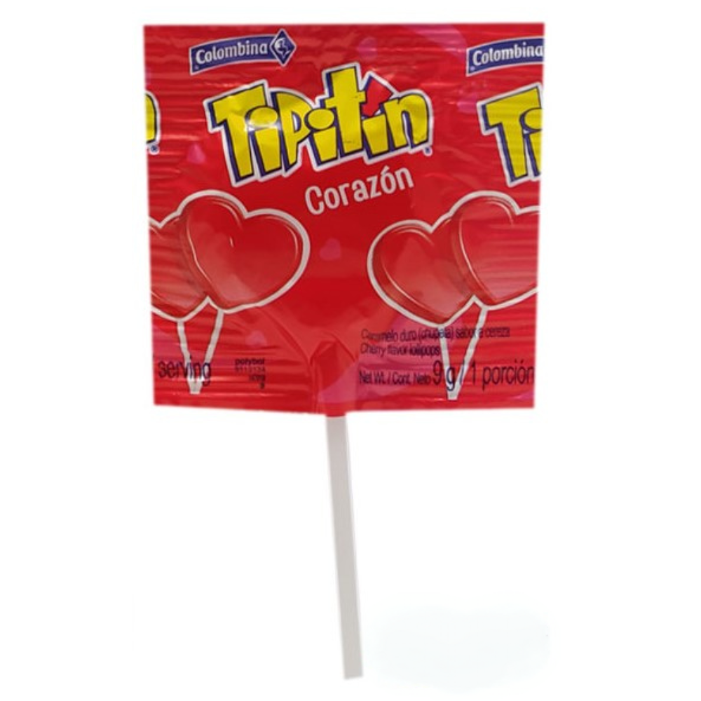 CHUPETA TIPITIN CORAZON x9GR