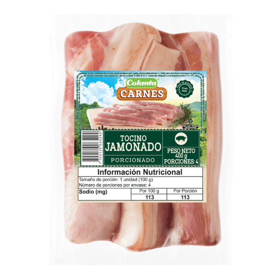 TOCINO JAMONADO X400 GR COLANTA