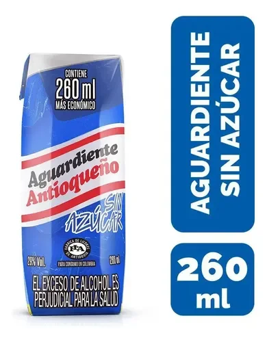 AGUARDIENTE ANT AZUL X 260ML