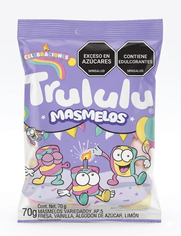 TRULULU MASMELOS CELEBRACIONES 70G