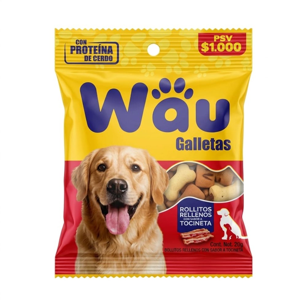 WAU GALLETAS CON TOCINETA