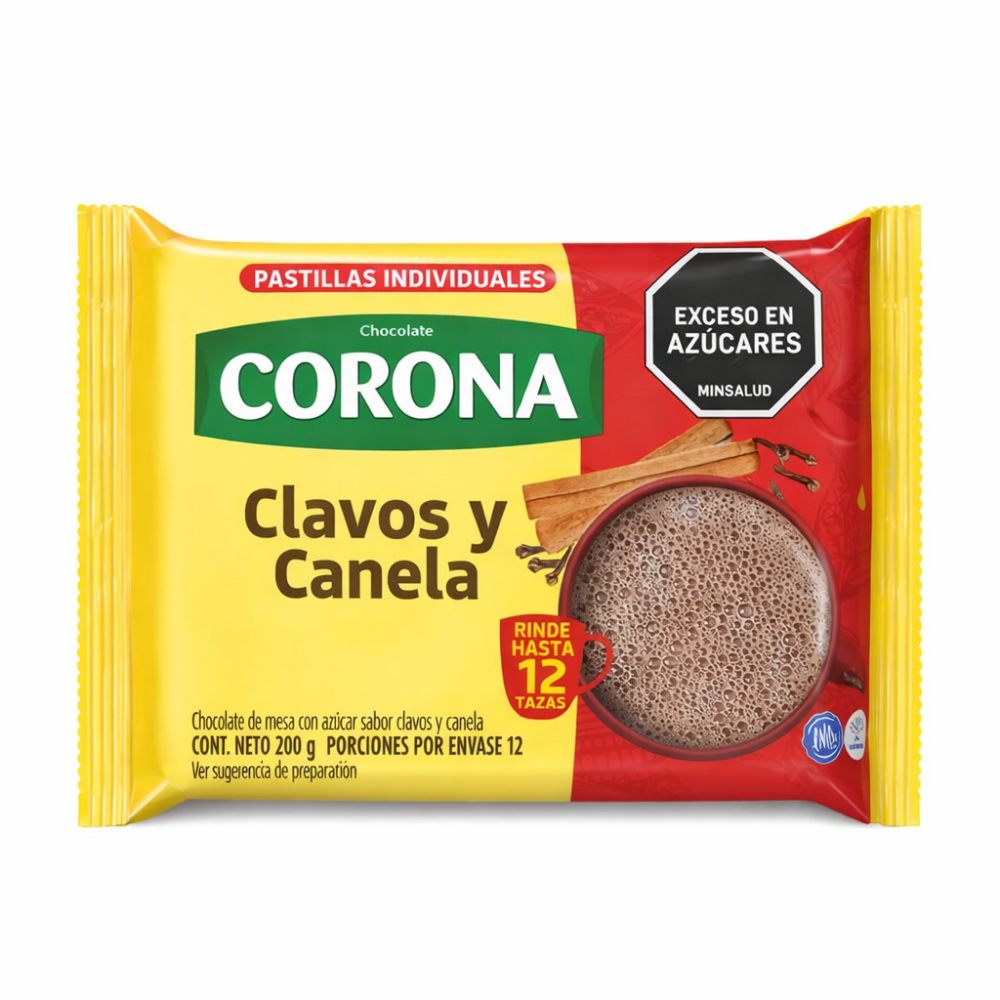 Choc. CORONA X200GR CLA/CANELA