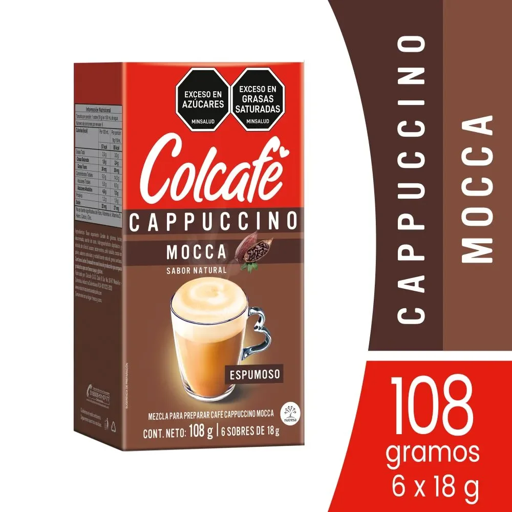 COLCAFÉ CAPPUCCINO MOCA X 108GM