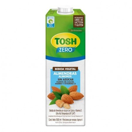 BEBIDA TOSH ZERO ALMENDRAS X 1LT