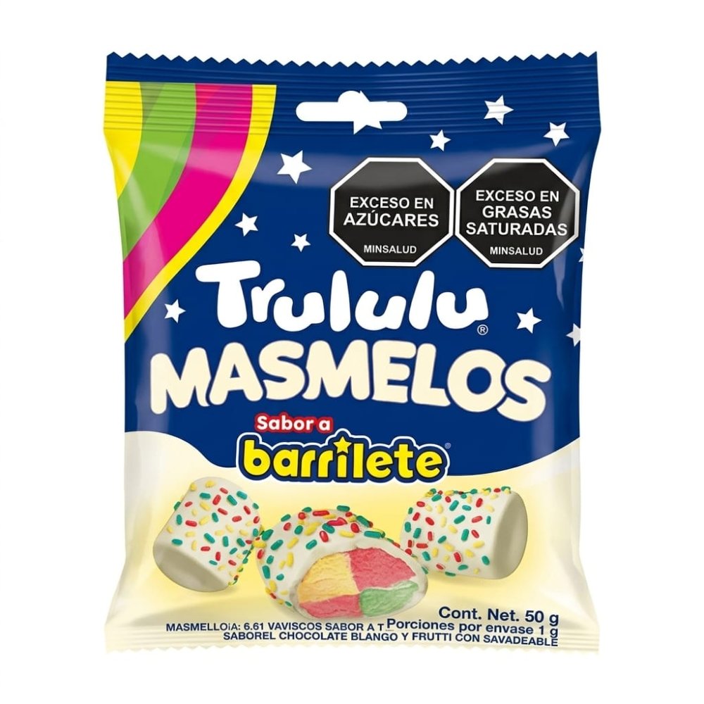 TRULULU MASMELOS BARRILETE 50G