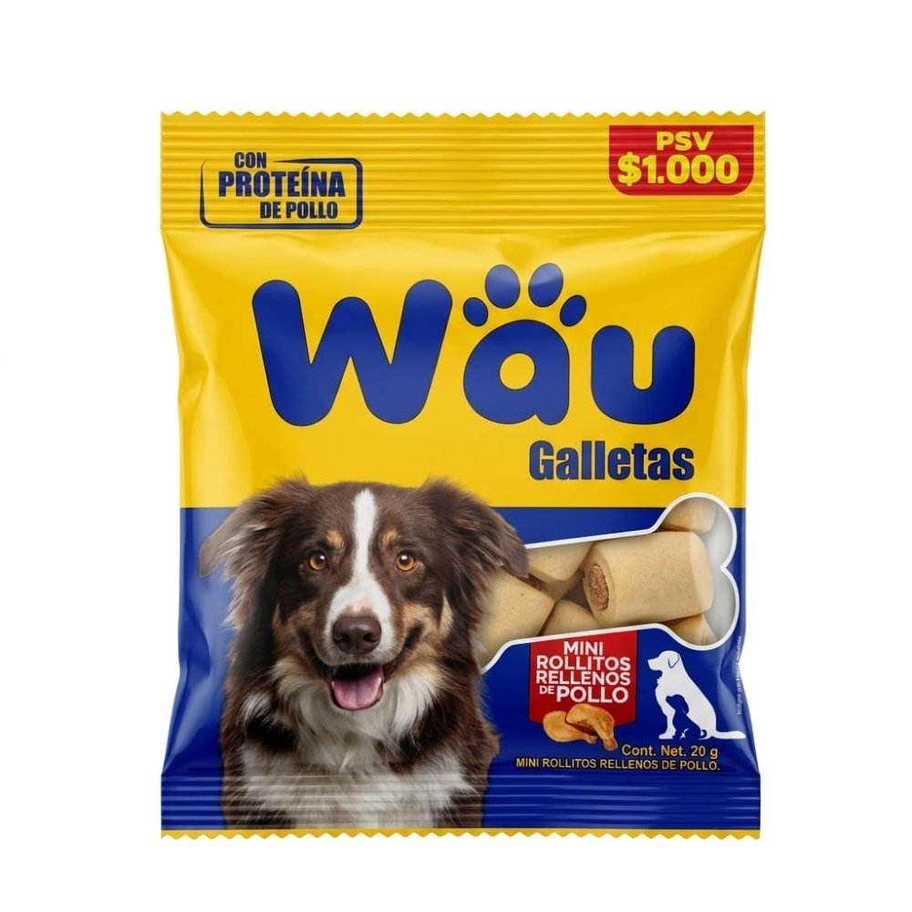 WAU GALLETAS CON POLLO