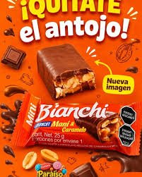 BIANCHI CHOCOLATINA MANI Y CARAMELO XL