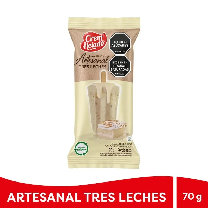 HELADO ARTESANAL TRES LECHES 70 G