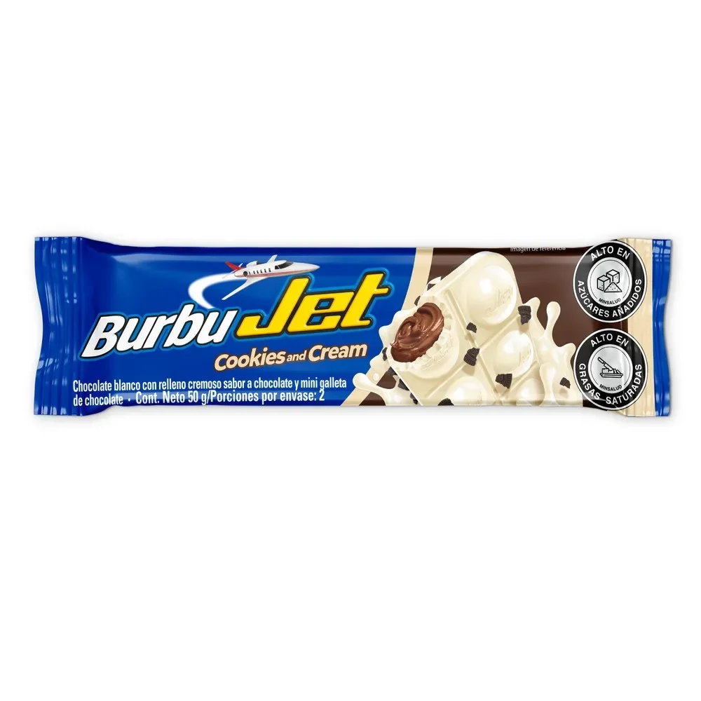 CHOCOLATINA JET COOKIES AND CREAM X 50GM